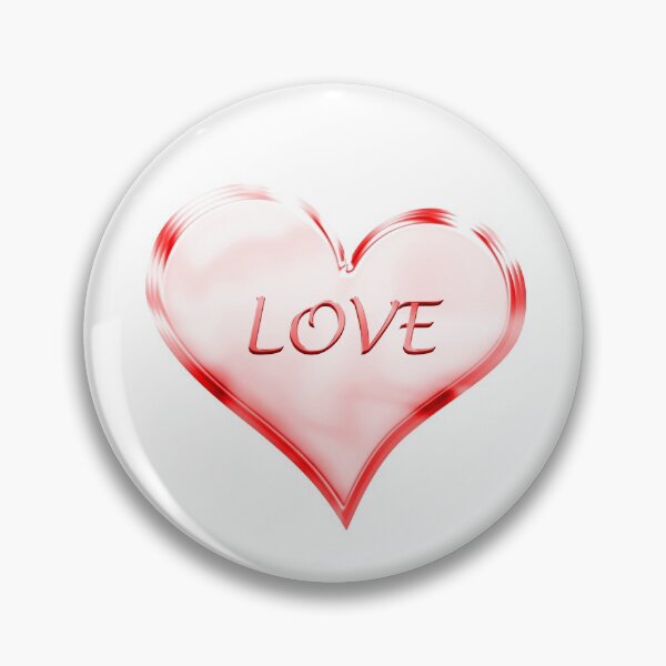Item preview, Chrome Love Heart in Vivid Red designed and sold by James-Cole.