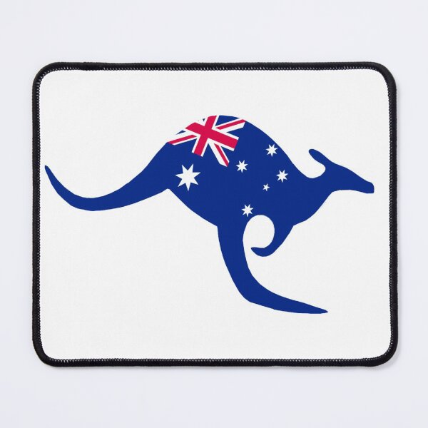 Item preview, Australian Kangaroo in Aussie Flag designed and sold by headpossum.