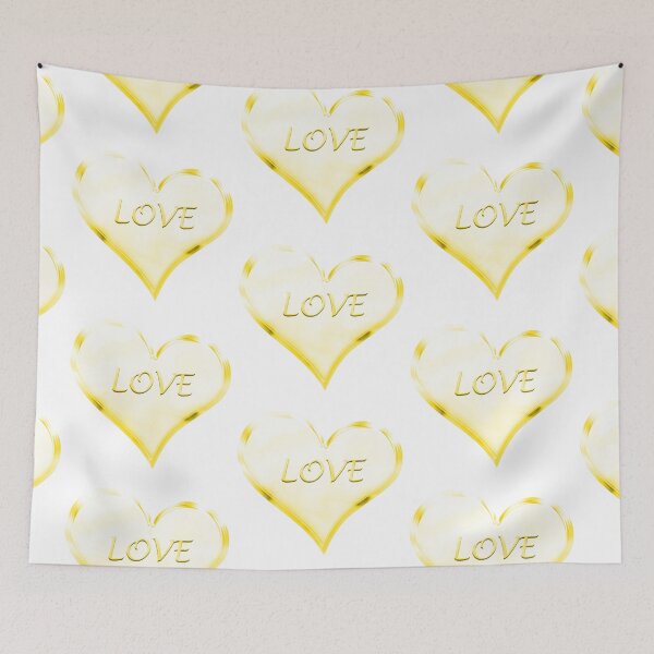 Item preview, Chrome Love Heart in Vivid Golden Yellow designed and sold by James-Cole.