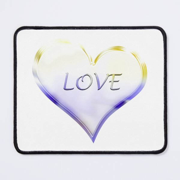 Item preview, Chrome Love Heart in Yellow and Blue designed and sold by James-Cole.