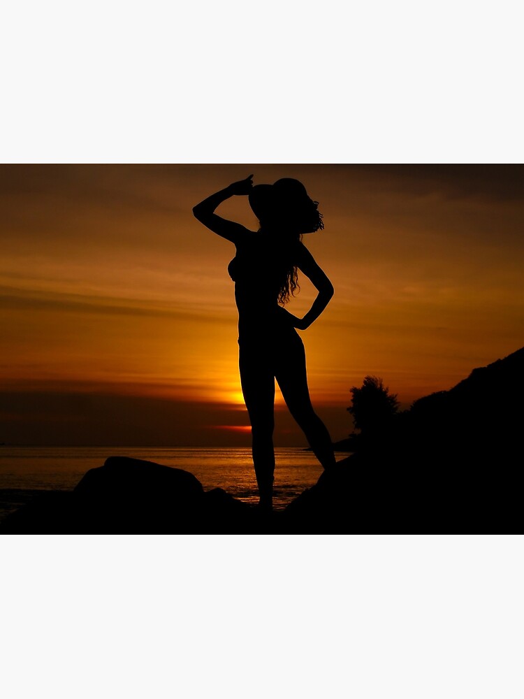 "Sexy Woman Silhouette" Canvas Print by 104paul | Redbubble