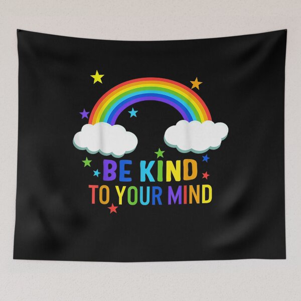 Artikelvorschau, Kind Your Mind Warrior Rainbow Gesundheitsbewusstsein entworfen und verkauft von caral8.