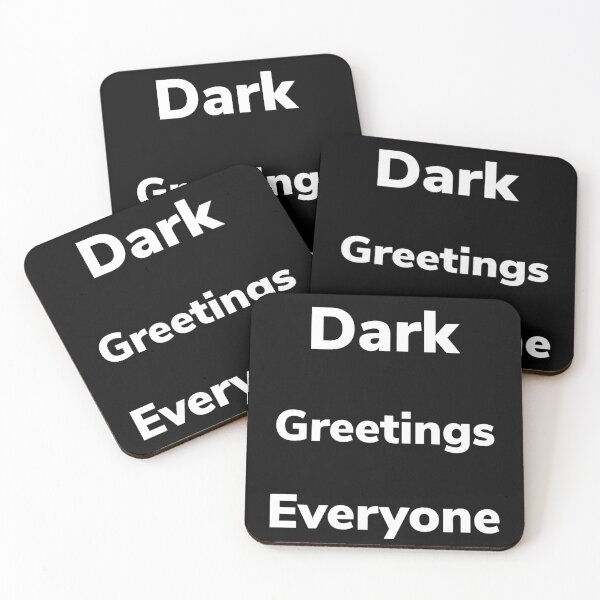 Item preview, Dark Greetings Everyone  designed and sold by TheOnionPatch.