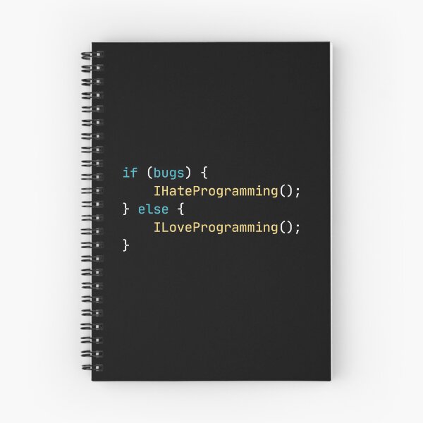 Item preview, If There Are Bugs I Hate Programming, Otherwise I'm Loving It! Programmers Design In A Form Of Code - Funny designed and sold by Programmer's  Life and Humor.
