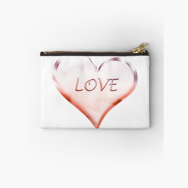 Item preview, Chrome Love Heart in Mauve and Red designed and sold by James-Cole.