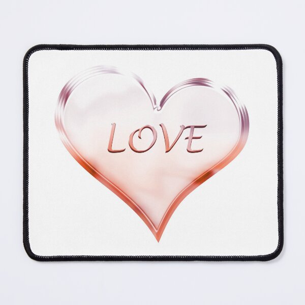 Item preview, Chrome Love Heart in Mauve and Red designed and sold by James-Cole.