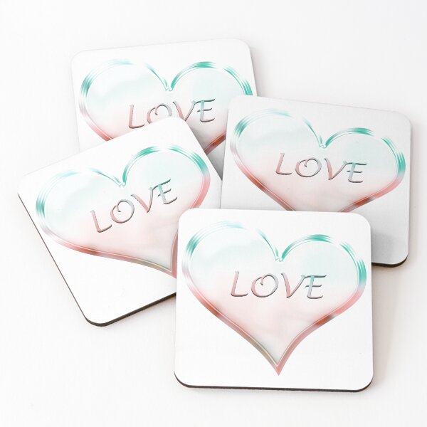 Item preview, Chrome Love Heart in Green and Red designed and sold by James-Cole.