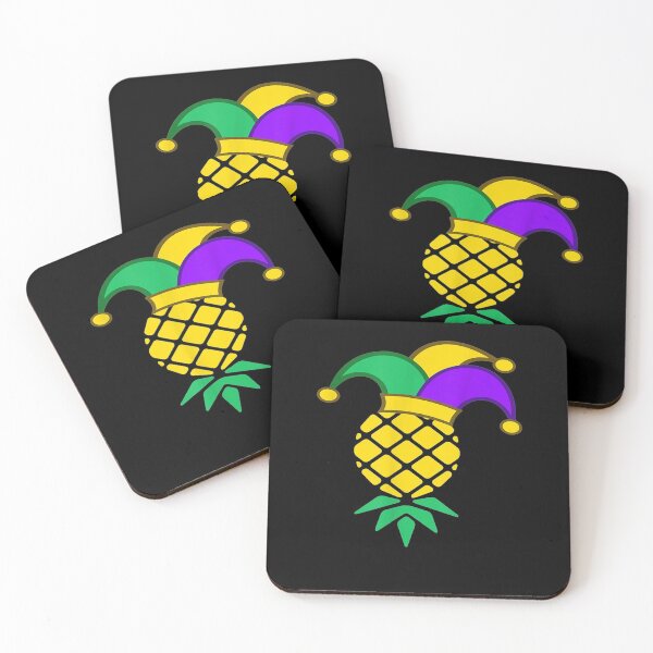 Item preview,  Upside Down Pineapple Mardi Gras Swingers Tuesday Party designed and sold by caral8.