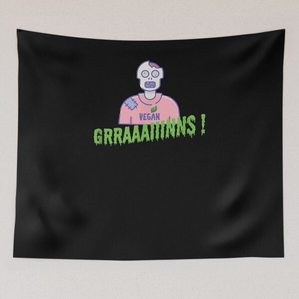 Item preview,  Vegan Zombie Grains Brains Halloween designed and sold by caral8.