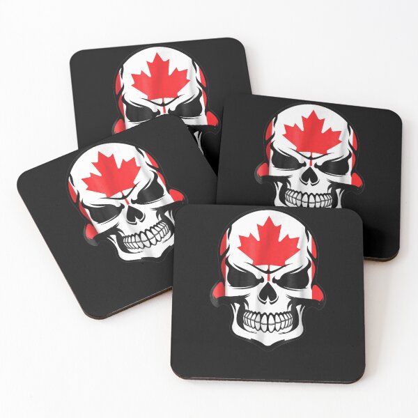Item preview,  Skull Canadian Flag Cool Canada designed and sold by dominique235.