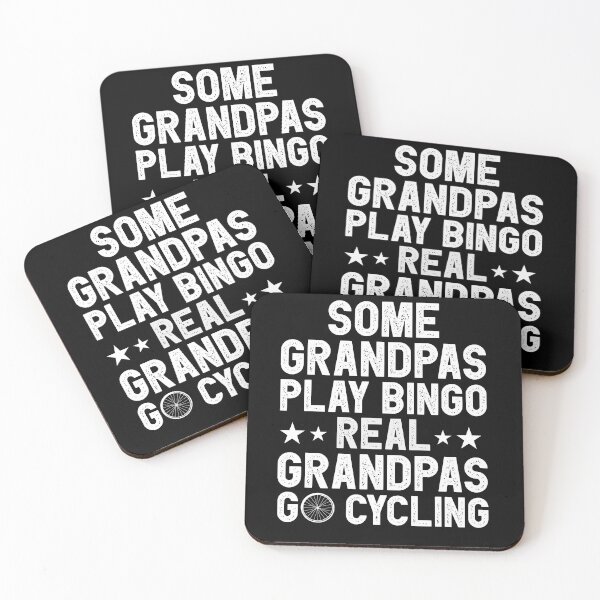 Item preview, Some Grandpas Play Bingo Real Grandpas Go Cycling Cyclist Gift Idea / Christmas Gifts designed and sold by Chamssou.