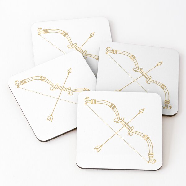 Item preview, Gold Sagittarius astrological sign designed and sold by Tiboga19.