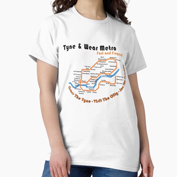 Item preview, Tyne & Wear Metro Map Advert Styled Design designed and sold by Hoeker.