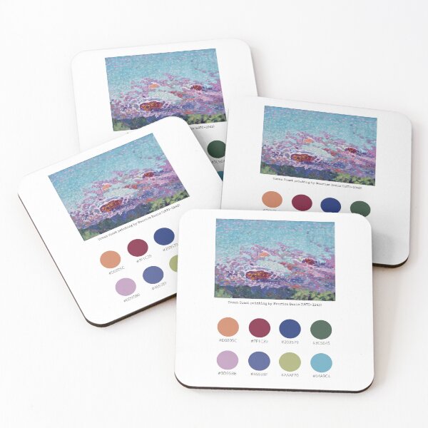 Item preview, Colour Palette of Ocean Coast painting by Maurice Denis (1870–1943) designed and sold by CoffeewithAnh.