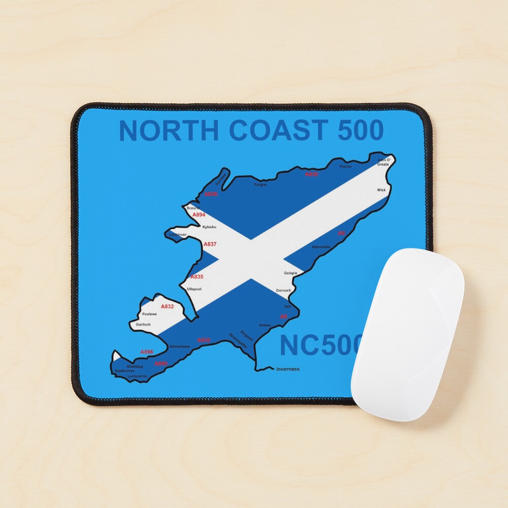 "North Coast 500" Mouse Pad for Sale by roguedesign Redbubble