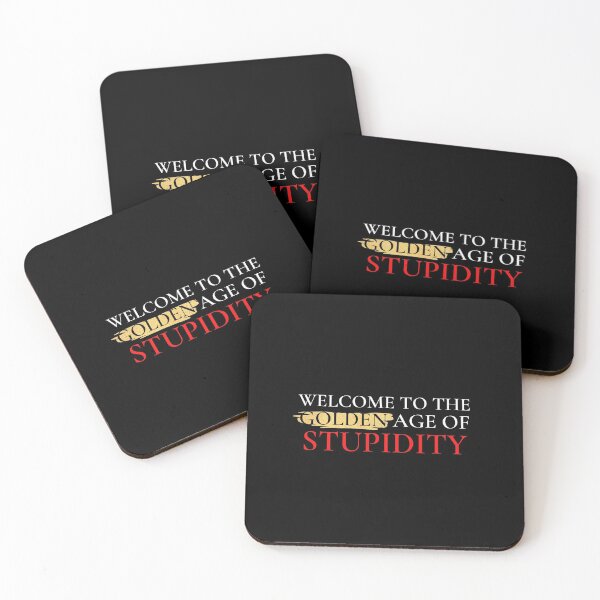 Item preview, Welcome to The Golden Age of Stupidity designed and sold by VAHPROD.