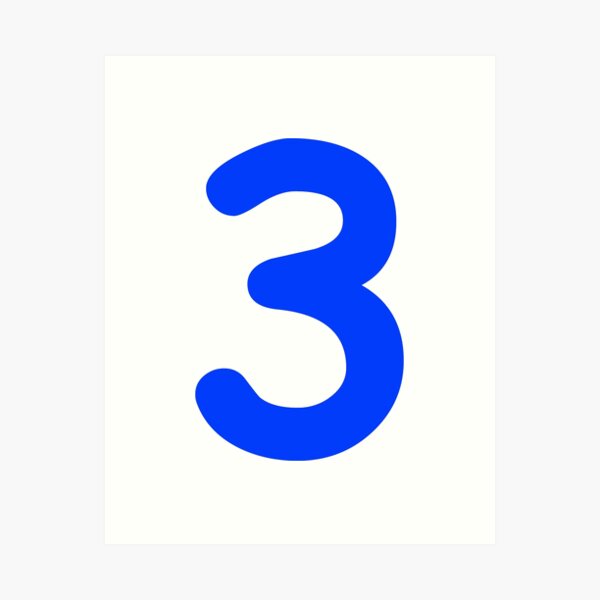 Pink Number 5 Five Funny Birthday Gift Art Print