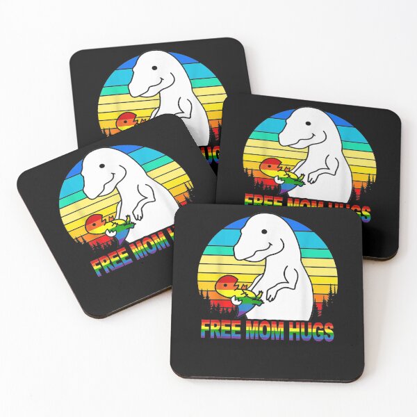 Item preview,  Free Hugs Lgbt Dinosaur Pride Rainbow designed and sold by caral8.