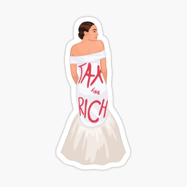 Item preview, AOC Tax The Rich Dress Met Gala 2021 designed and sold by BSPDesign.