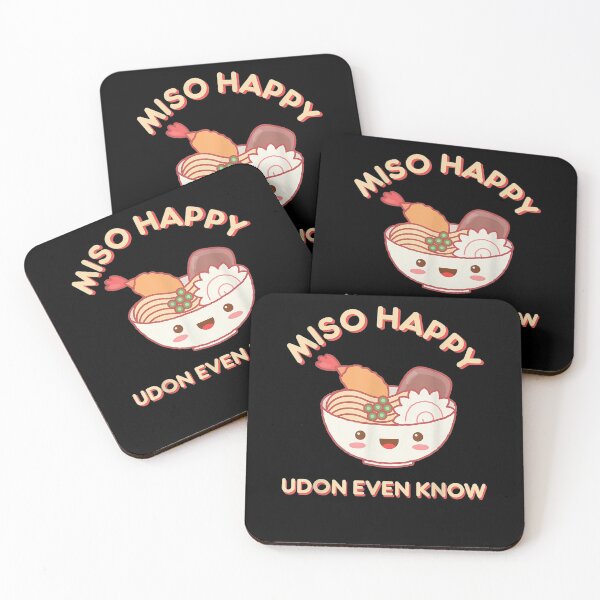 Item preview,  Miso Happy Udon Even Know Noodle Food designed and sold by dominique235.