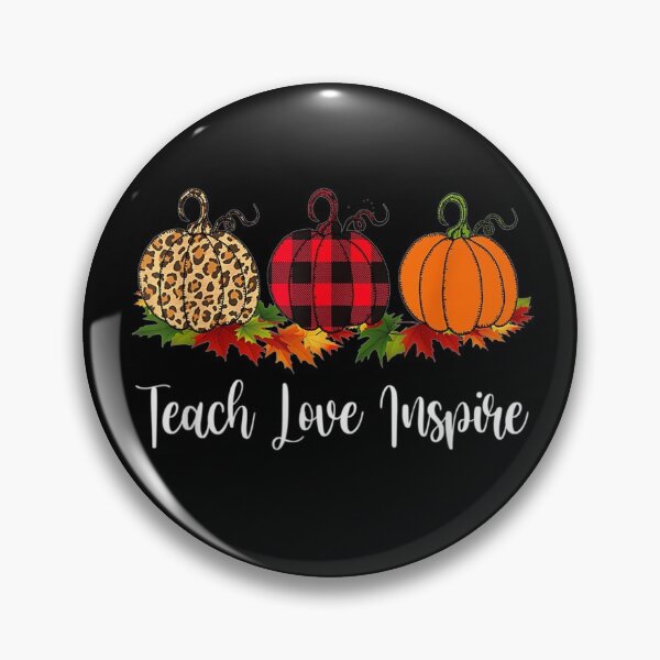 Item preview, Teach Love Inspire Teacher Autumn Fall Pumpkin Leopard designed and sold by nicholsongregor.