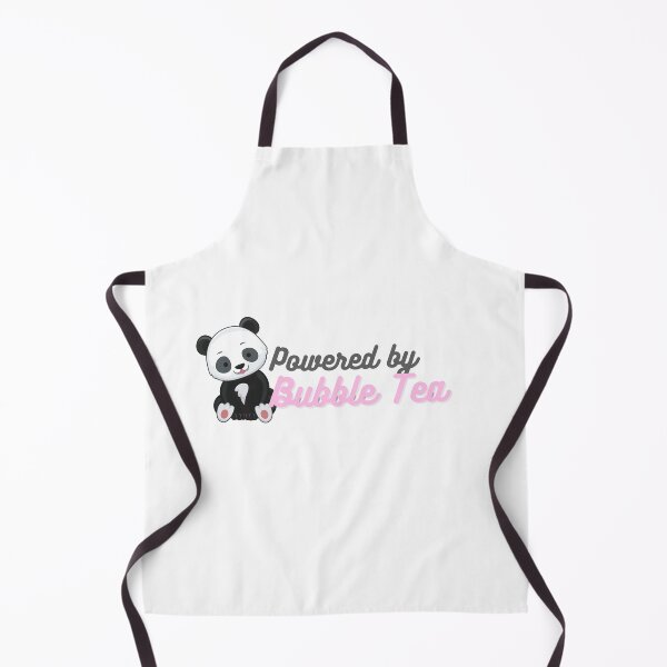 Item preview, "Powered by Bubble Tea” panda design designed and sold by PrintsEntmt.