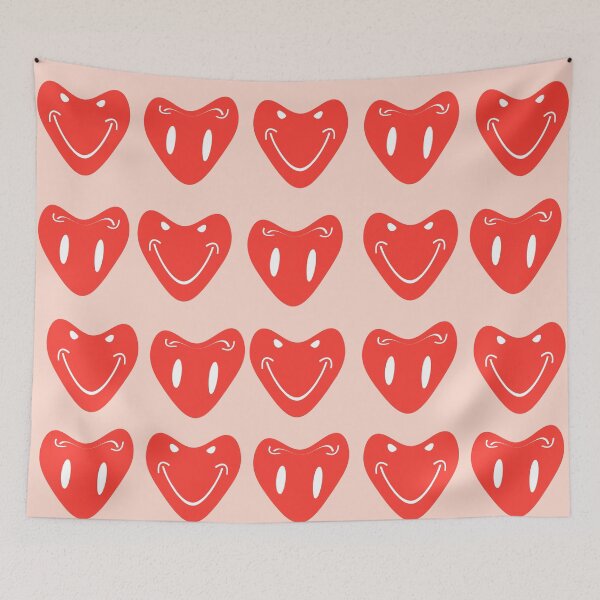 Item preview, liquid heart smiley face designed and sold by Northendesigns.