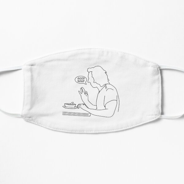 Adam Driver - good soup scene Flat Mask