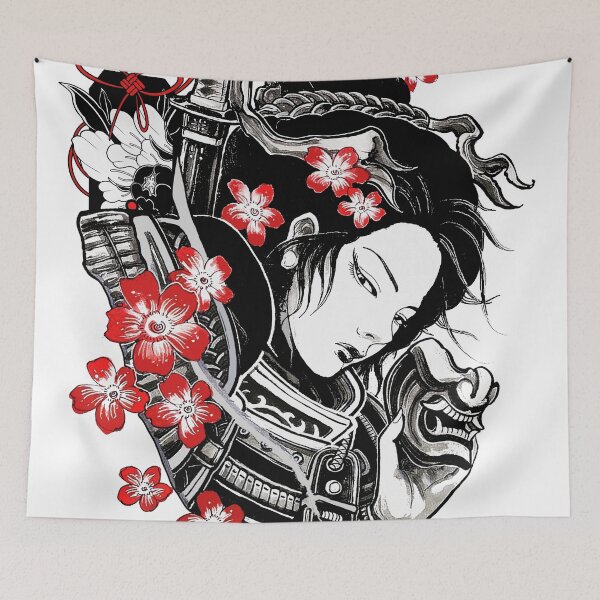 Item preview, Japanese Geisha Samurai Traditional Urban Cool Style designed and sold by OWLvision33.