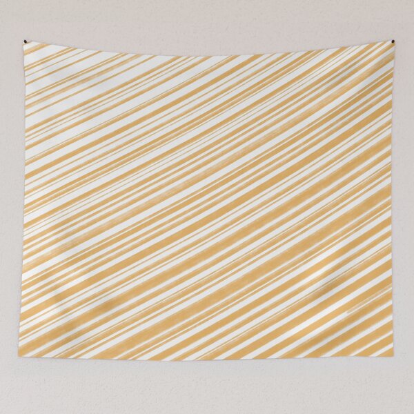 Aperçu de l'œuvre Mustard Yellow Faded Charcoal Lines  créée et vendue par bubblyshades.