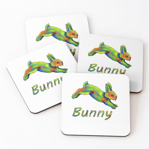 Item preview, Colourful fun bunny designed and sold by Pauletart.