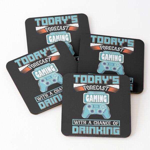 Item preview,  Todays Forecast Gaming With Chance Drinking Gamers designed and sold by suzanso.