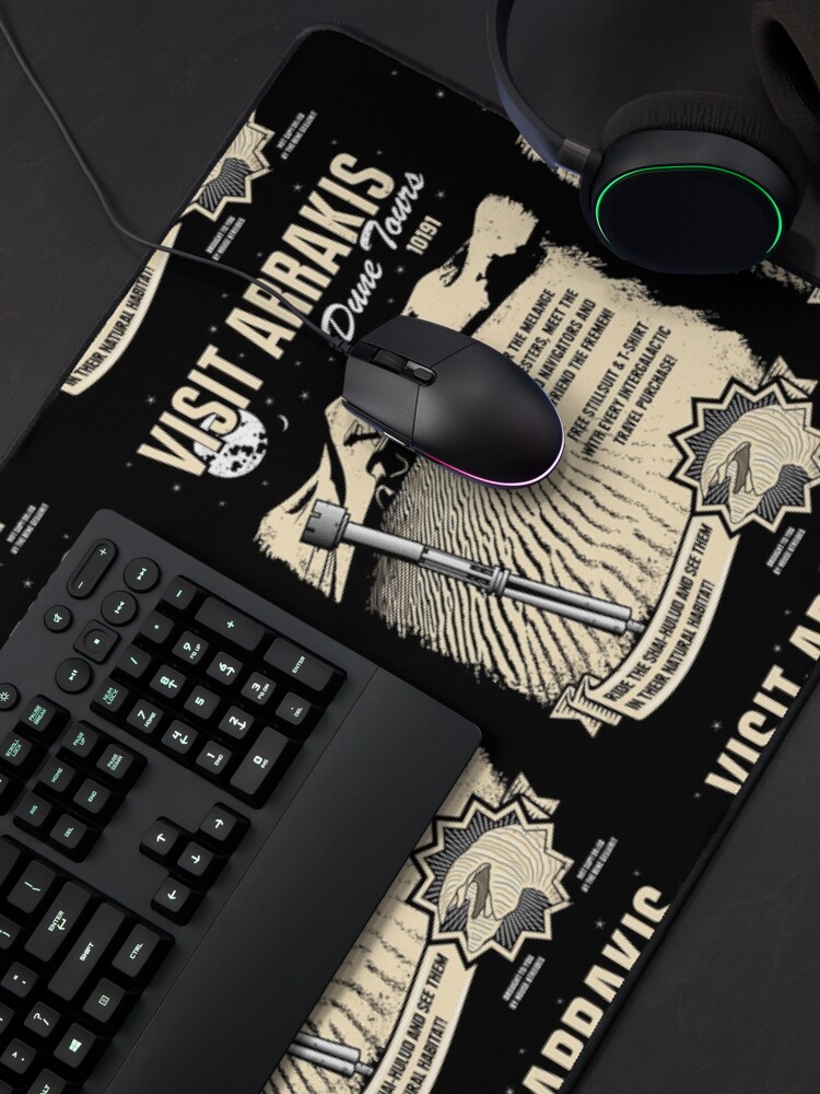 Alternate view of Visit Arrakis Mouse Pad