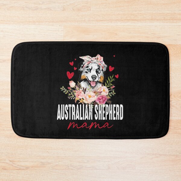 Item preview,  Australian Shepherd Flower Lover Gift designed and sold by dominique235.