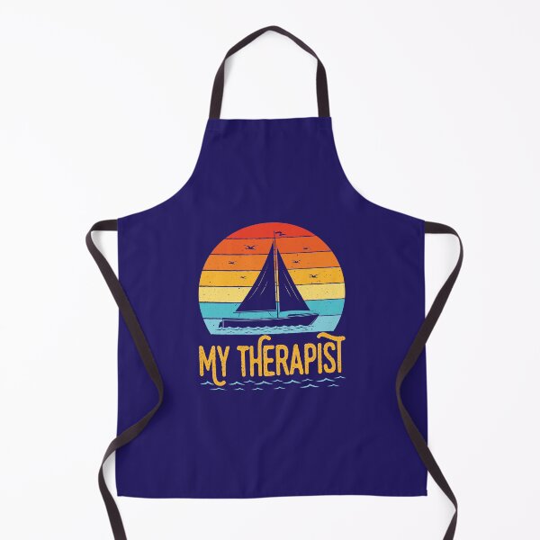 Item preview, My Therapist Sailboat Sailing Boating Boat Lover  designed and sold by jaygo.