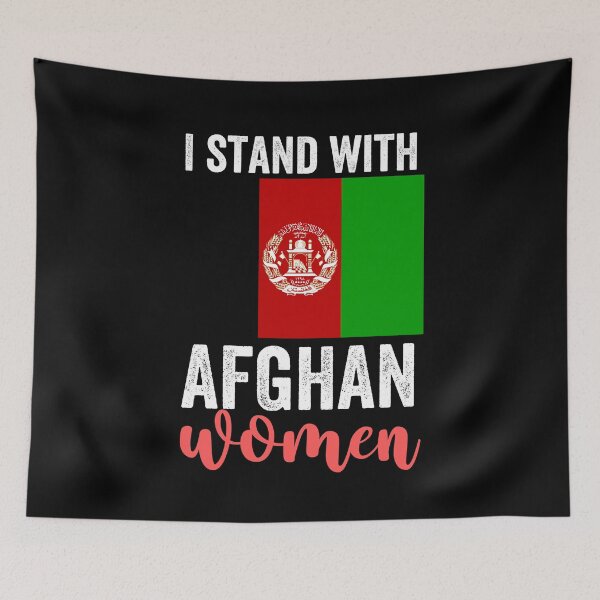 Item preview, I Stand With Afghan Women - Free Afghanistan designed and sold by retrodesigner14.