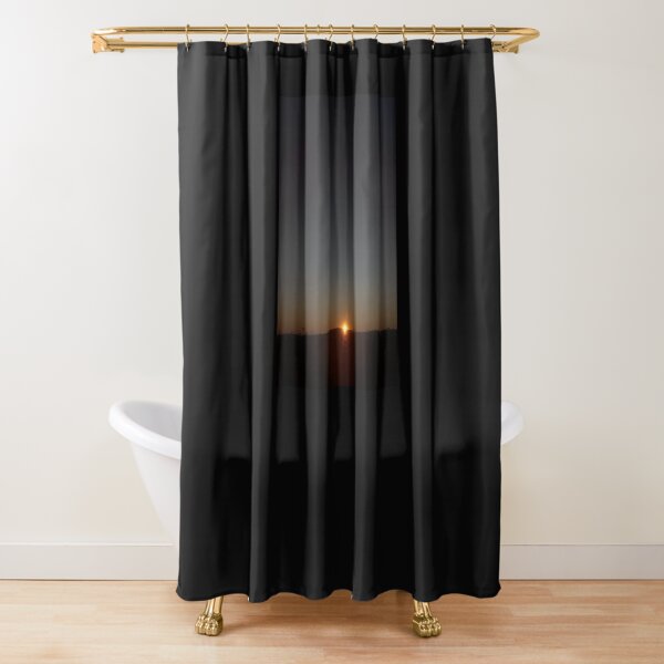 Sun just peeking in to see if we're awake yet Shower Curtain