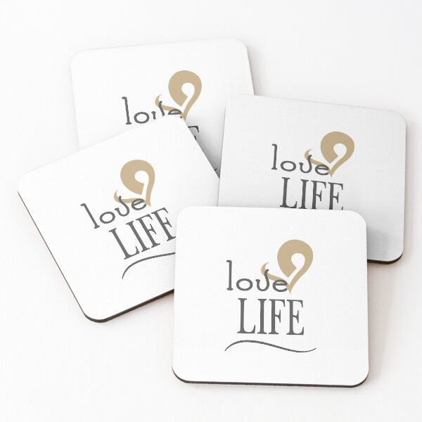 Item preview, Christian Design - Love life with Gold Heart Graphic designed and sold by simplydesignart.