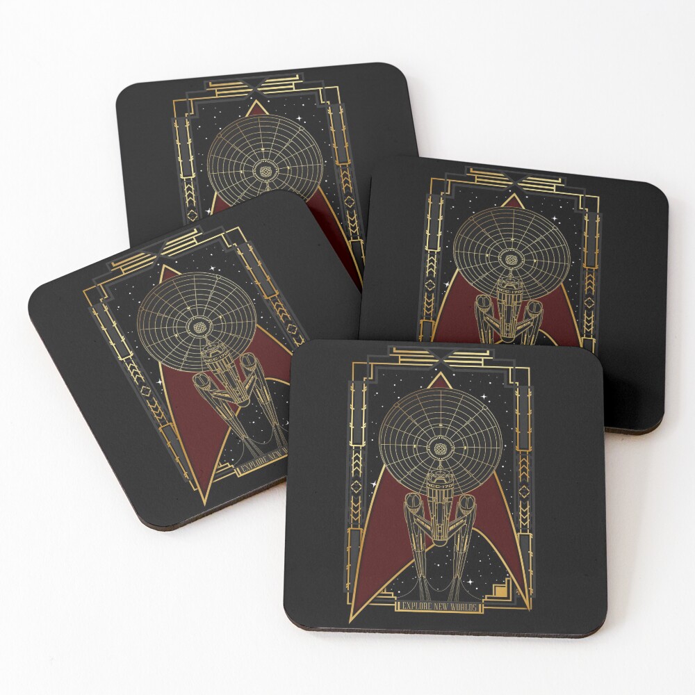 Explore new worlds Coasters (Set of 4)