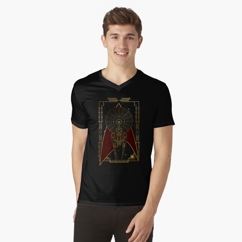 Item preview, V-Neck T-Shirt designed and sold by sebasebi.