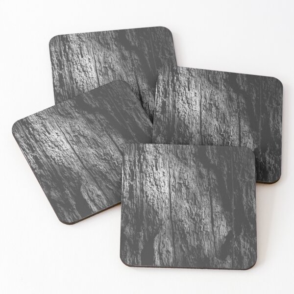 Item preview, Black and White Textured Tree Bark designed and sold by PictureThisYT.