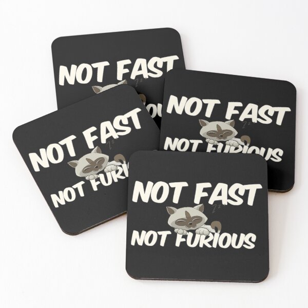 Item preview, Not Fast Not Furious Lazy Cat designed and sold by TheUnknown93.