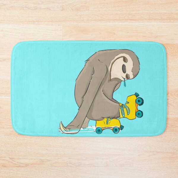 Item preview, Speed Nap- Roller skate Sloth designed and sold by Casey Wilkinson.