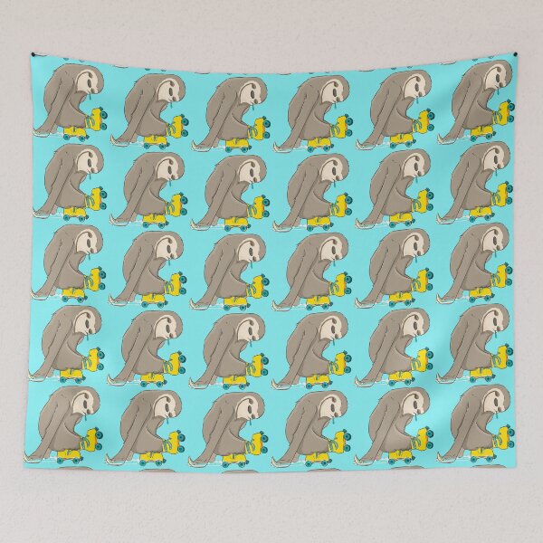 Item preview, Speed Nap- Roller skate Sloth designed and sold by Casey Wilkinson.