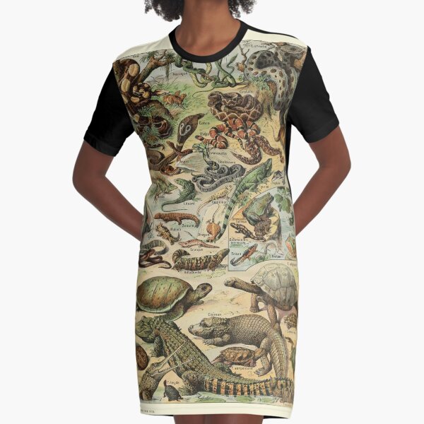 Adolphe reptiles Graphic T-Shirt Dress