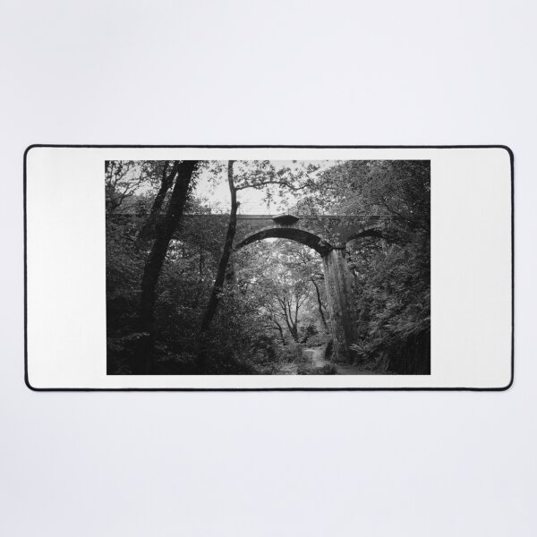 Item preview, Black and White Woodland Bridge - Dol Goch Falls designed and sold by PictureThisYT.