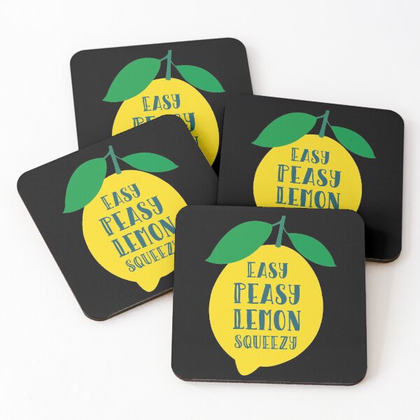 Item preview, Easy peasy lemon squeezy quote pirnt designed and sold by thelake-goose.