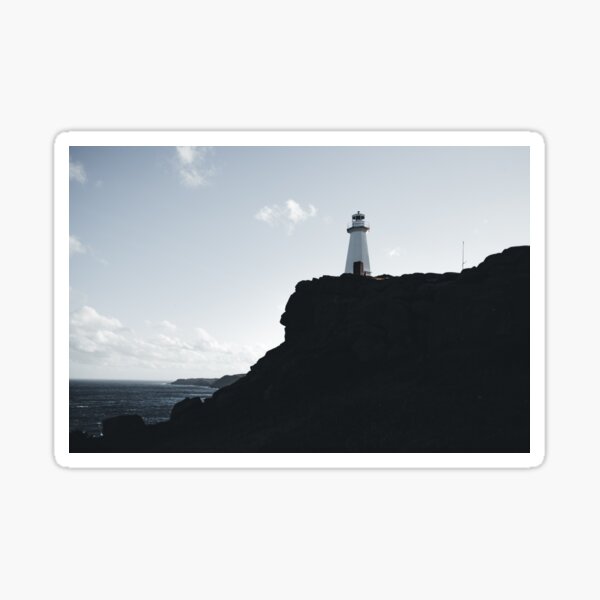 Item preview, Cape Spear lighthouse on a cliff in Newfoundland, Canada designed and sold by erikallen920.