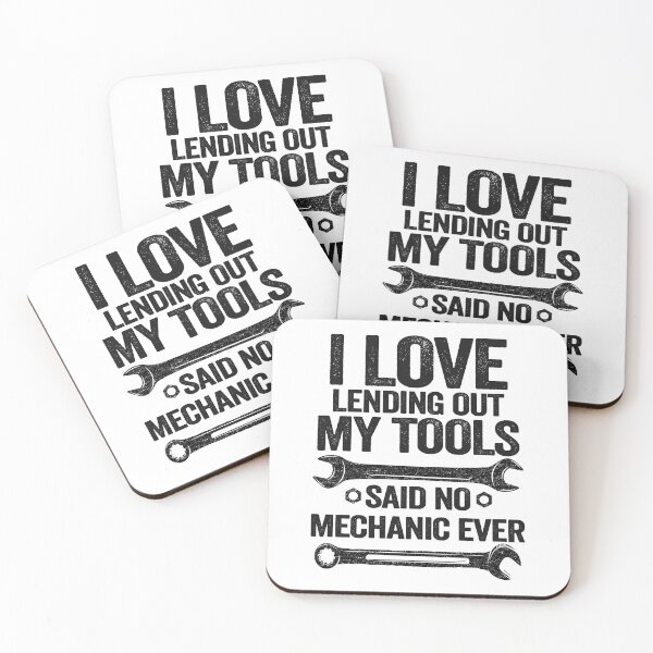 Item preview, I Love Lending Out My Tools Funny Mechanic designed and sold by Stronzi.