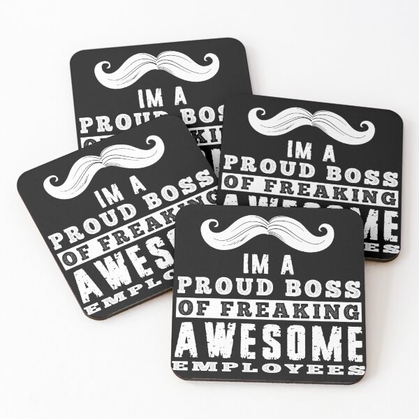 Item preview, im a proud boss of freaking awesome employees designed and sold by BOSHIRT.